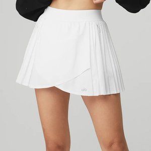 Alo Yoga - White Mini Aces Tennis Skirt (Size: XS)